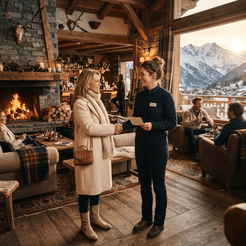 Chalet Host at Chalet Hotel des Alpes